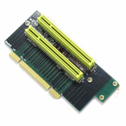 ST8002 PCI to dual PCI riser card 3U height(Right side inserction) 